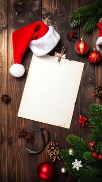 Weihnachtskarte mit Textfreiraum