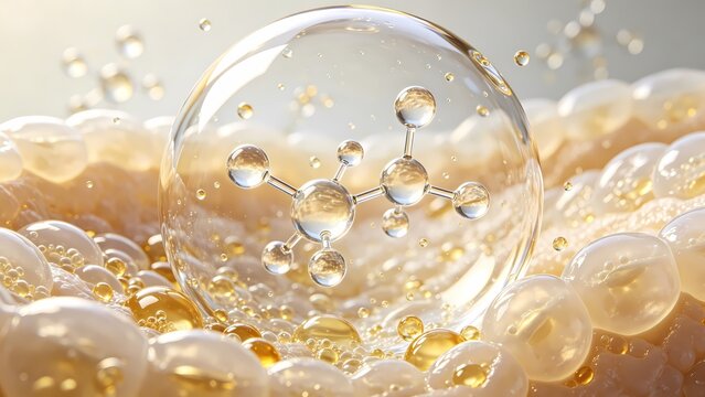 The Microscopic Interaction Between Salicylic Acid (BHA) and Skin Oil Granules