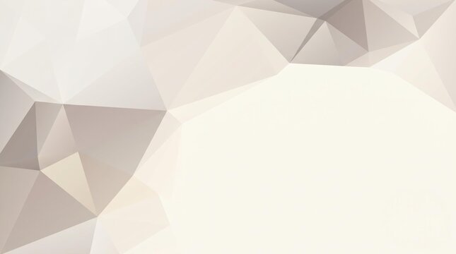 Cream and beige polygonal frame background