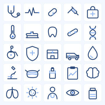 25 Medical Healthcare Icons
