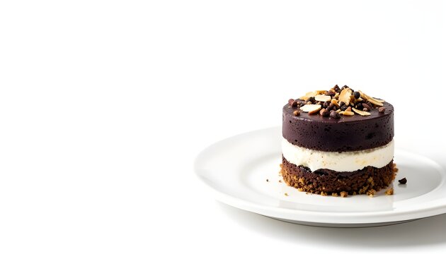 Black sapote gourmet chocolate mousse premium commercial food photography