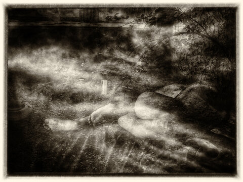 Forgotten souls linger beneath abandoned silence beyond fractured memories forever unseen.