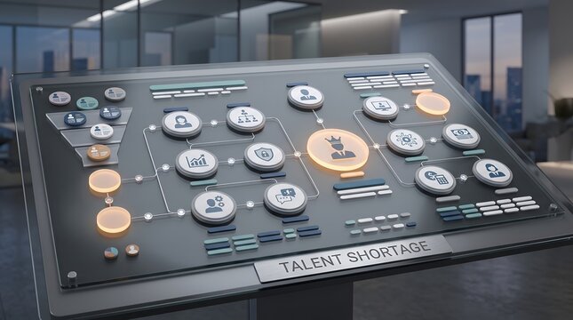 Centralized Corporate Control Hub Interface Highlighting Modular Departmental Integration and Workflow Automation