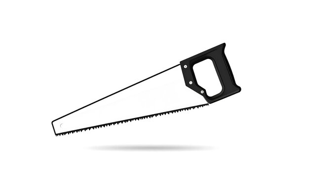 Modern minimalist black metal bookmark on white background.