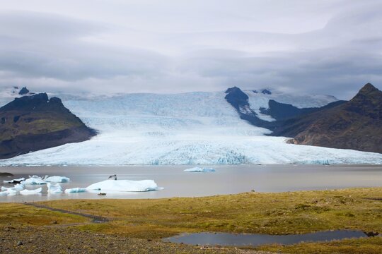 Glacier lagoons in Iceland