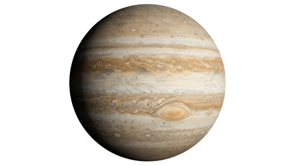 Jupiter, largest planet in solar system, showing distinct bands and Great Red Spot, gaseous giant in outer space, astronomical view, planetary science © ATIQULISLAM