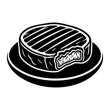 steak vector silhouette