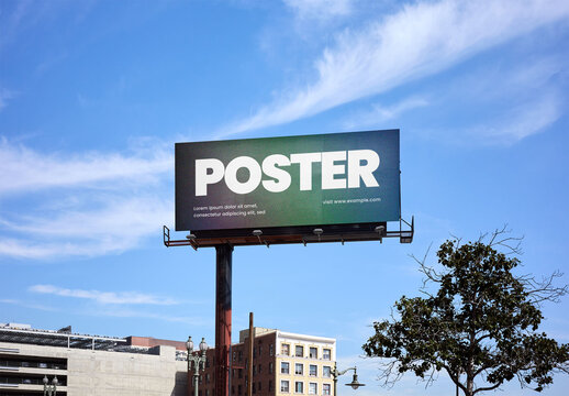Mockup Of Customized Billboard