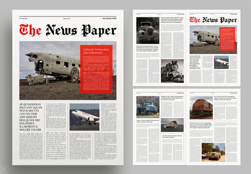 Vintage Newspaper Template