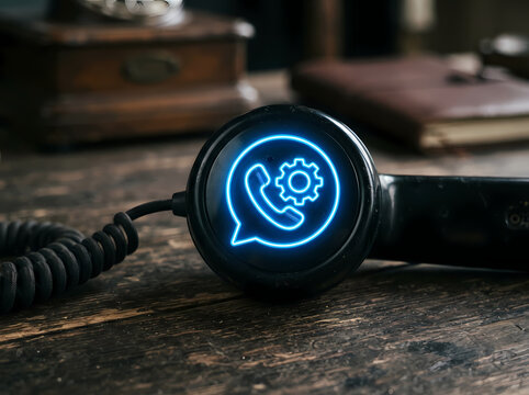 Telephone Handset with Settings