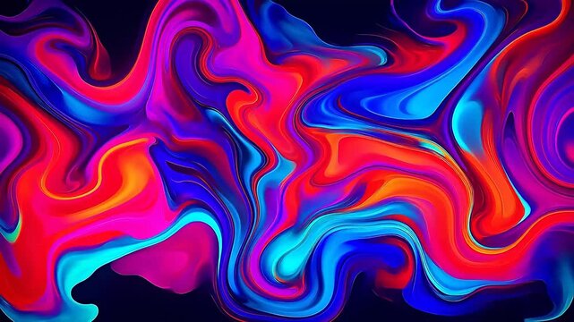 abstract alchemy liquid pattern bright neon colors geometric pattern background