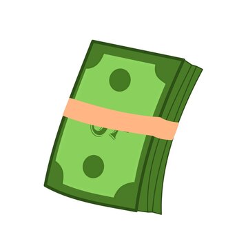 dollar cash stack money useful growth banking business finance illustration clipart element