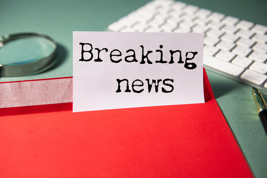 Breaking news modern concept.