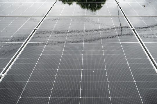 Solar Panel Correct Tilt Angle for Self Cleaning and Rain Drainage.