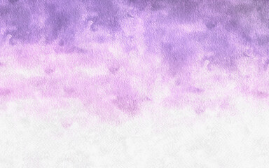 Purple watercolor gradient texture, abstract artistic background, Transparent background © MAJGraphics