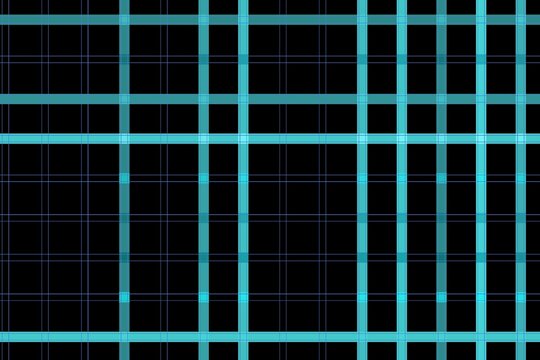 Close-up of colorful glowing neon grid pattern