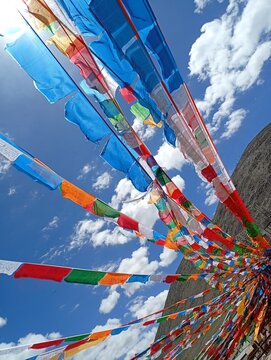 tibetan prayer flags