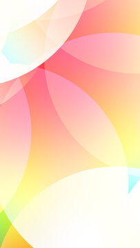 Vertical Background Vibrant abstract warm gradient vector background featuring smooth overlapping curved shapes and soft pastel tones of pink, orange, and yellow, ideal for modern digital design,