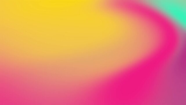 Vibrant abstract blurred gradient background with energetic pink yellow and teal hues for modern digital branding hero sections