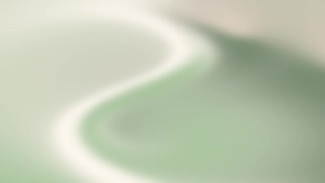 Abstract soft sage green flowing liquid curves with elegant minimalist motion for modern website hero background aesthetic