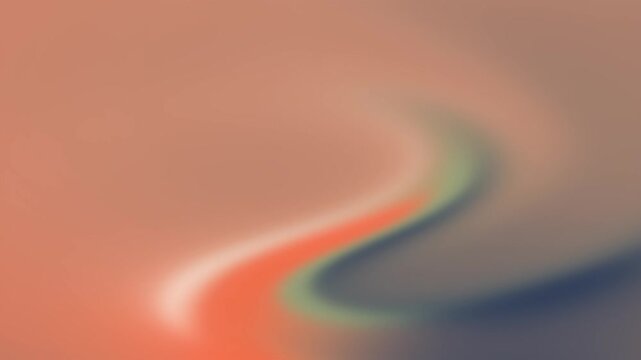 Abstract flowing liquid wave background with soft gradient orange and blue colors for modern professional branding hero