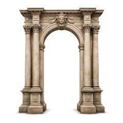Fototapeta premium Ornate classical stone archway design.