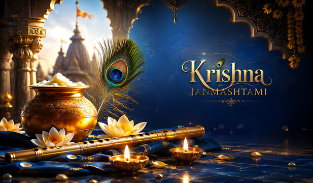 Krishna Janmashtami Festival Celebration with Lord Krishna, Gokulashtami, Krishna Jayanti, Gokul Ashtami, Ashtami Rohini, Dahi Handi, Bal Gopal, Laddu Gopal, Nandlal, Kanha and Makhan Chor