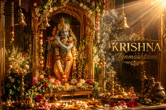 Shri Krishna Janmashtami Dahi Handi Gokulashtami Krishnashtami Krushna Jayanti Ashtami Rohini Kanhaiya Janmotsav Nandotsav Celebration Divine Festive Devotion Joy Culture Tradition India