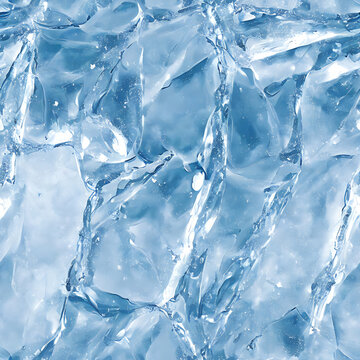 Ice background design, seamless all sides