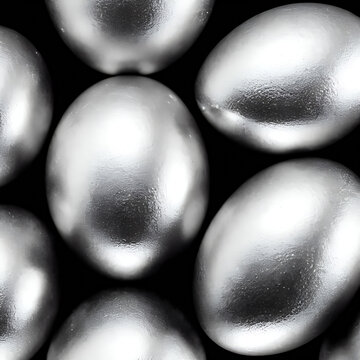 Metal elegant eggs