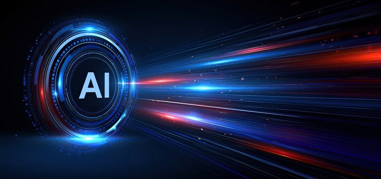 In a modern digital environment, advanced AI reshapes industries, promoting innovation and responsible automation.