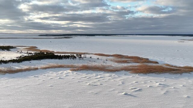 Finland Baltic Saaremaa K&uuml;bassaare Poolsaar Udriku Laid and Laht Liivi Laht Gulf of Riga Maastikukaitseala Nature Reserve