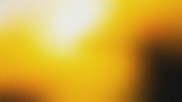 Textured buttercup yellow gradient, a soft granular diffusion from bright central luminosity to deep sepia shadow vignette, abstract background, ideal for product showcases.