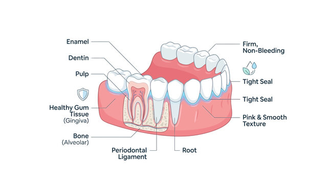 Human Teeth Anatomy Diagram