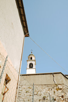 bell tower of the church