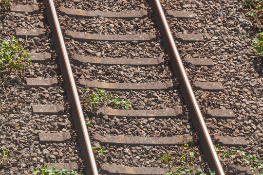 Eisenbahnschienen und Schwellen, Deutschland