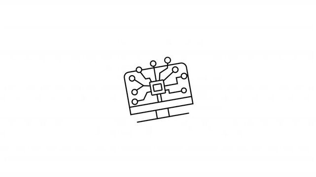 Chip Linear Icon