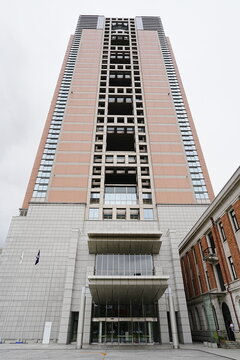 Gunma Prefectural Government Building, High-Rise Landmark in Maebashi, Gunma, Japan - 日本 群馬県 前橋市 群馬県庁 本庁舎