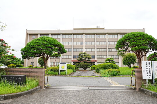 Maebashi District Court Building in Maebashi, Gunma, Japan - 日本 群馬県 前橋市 前橋地方裁判所