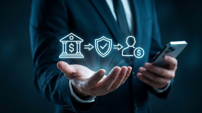 Secure Digital Payment Interface for Financial Transaction Protection and Banking Security