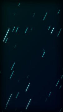 Vertical neon cyan cyberpunk data flow background seamless loop 4k futuristic technology laser motion graphics