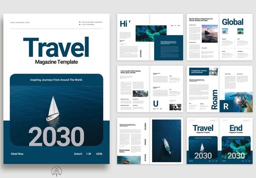 Travel Magazine Template