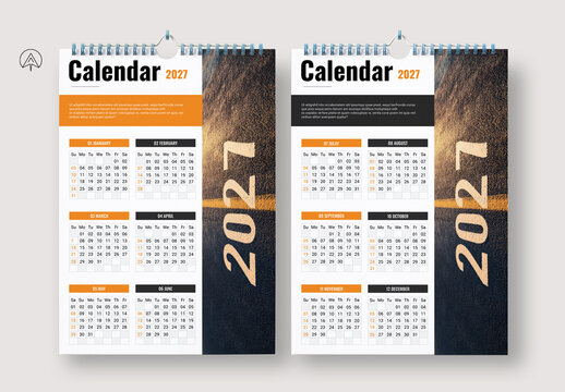2027 Calendar Layout