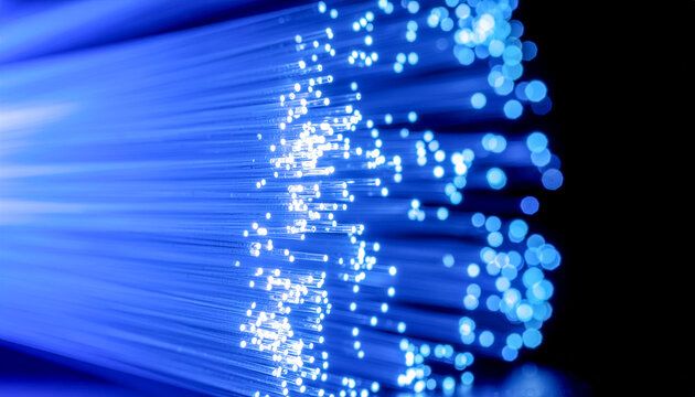 Glowing Optical Fiber Bundle Representing High Speed Communication and Energy Innovation
光ファイバーが放つ光 次世代通信とエネルギー技術を表現した素材