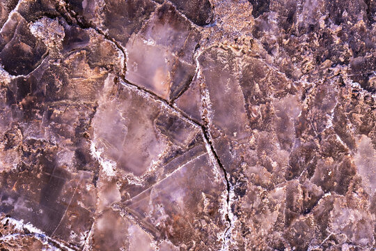 Abstract erosion pattern in Bolivia wilderness landscape
