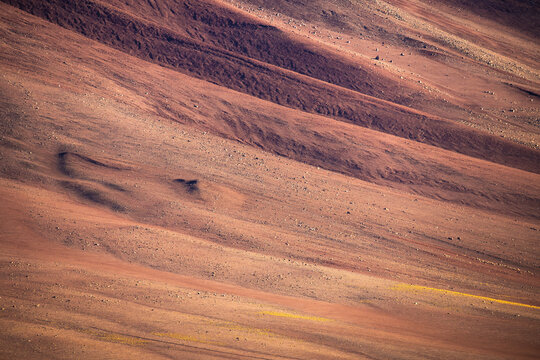 Abstract erosion patterns in bolivia's remote Andean wilderness