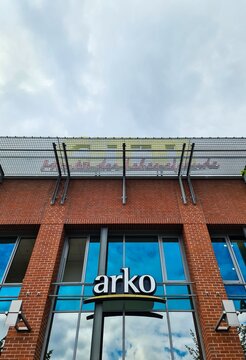 Hamburg, Germany - 06. June 2026: Arko retail store building architecture against sky