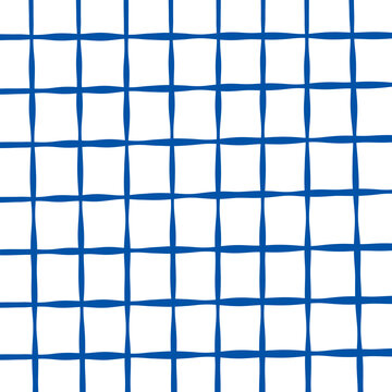 Royal Blue Grid Pattern Transparent PNG Minimalist Line Texture