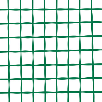 Dark Forest Green Grid Pattern Transparent Minimalist Cross Line Texture
