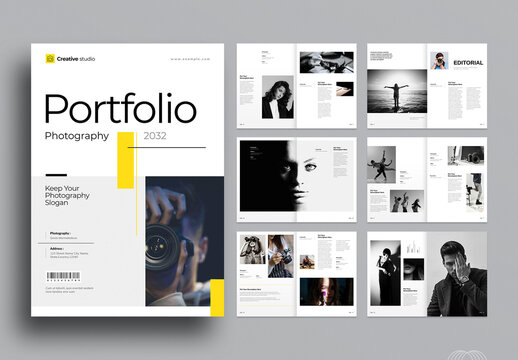 Photography Portfolio Design Layout
